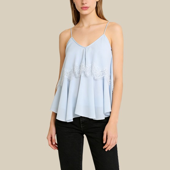 Sexy backless lace camisole