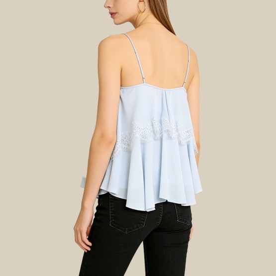 Sexy backless lace camisole