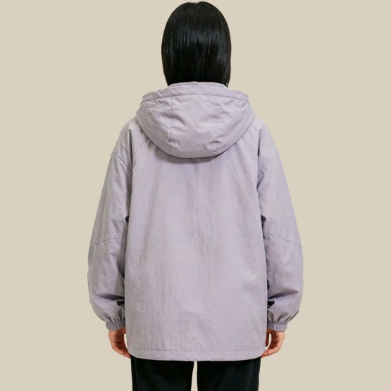 Waterproof and sun-protective hooded jacket