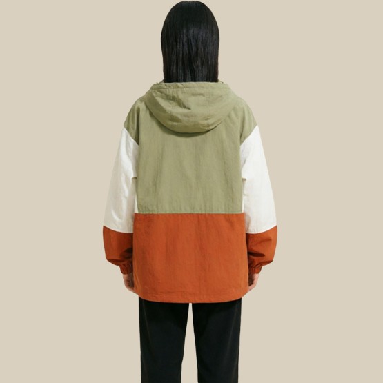 Color-blocked cool sun protection jacket