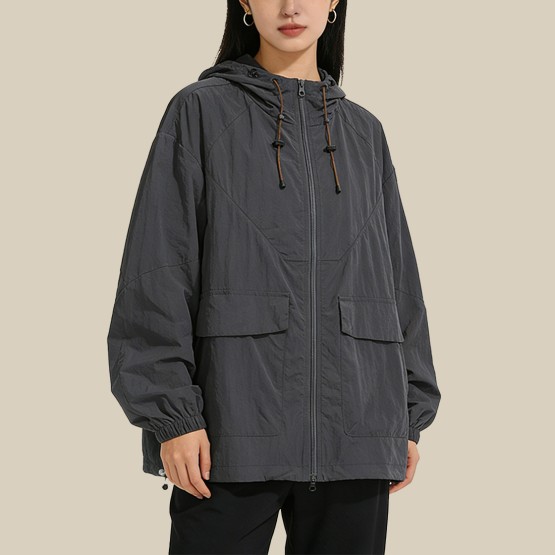 Windproof outdoor sun protection jacket