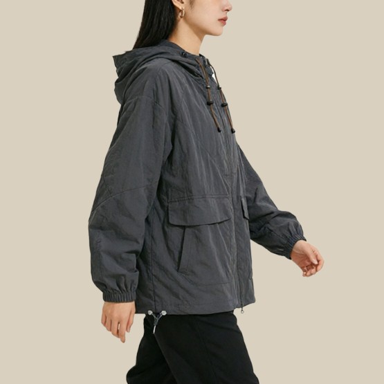 Windproof outdoor sun protection jacket