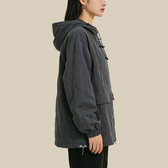 Windproof outdoor sun protection jacket