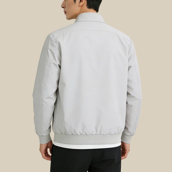 Polyester Stand-Collar Full-Zip Sun Protection Jacket