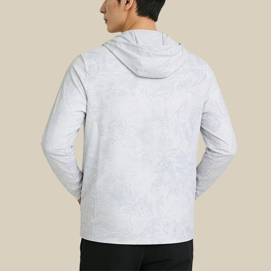 Lightweight Printed Hooded Sun Protection Jacket
