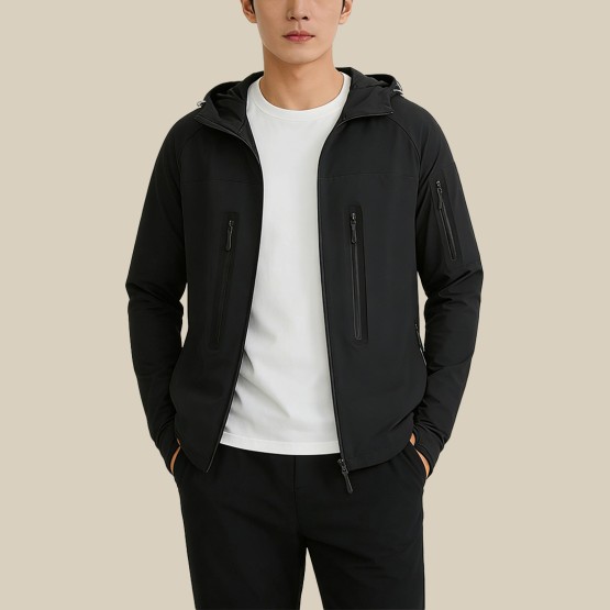 UPF 50 UV-Protective Lightweight Zip-Up Sun Shirt