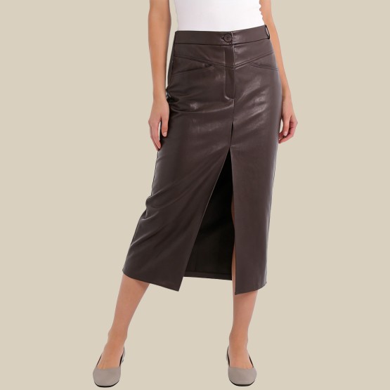 Stylish and elegant slim-fitting straight skirt