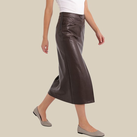 Stylish and elegant slim-fitting straight skirt