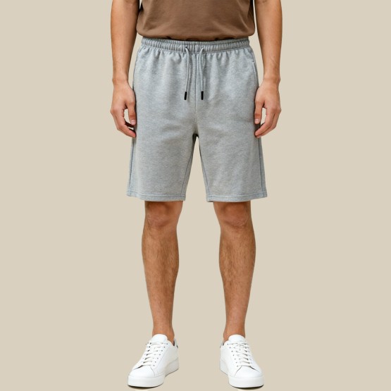 Solid-Color Breathable Oxford Fabric Sports Shorts
