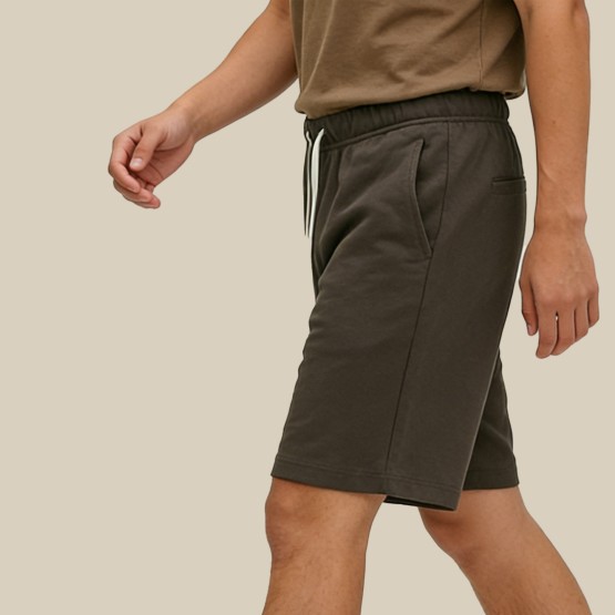 Men's Pure Cotton Loose-Fit Sweatpants with Elastic Waist