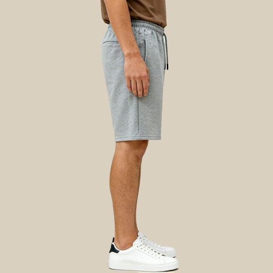 Solid-Color Breathable Oxford Fabric Sports Shorts