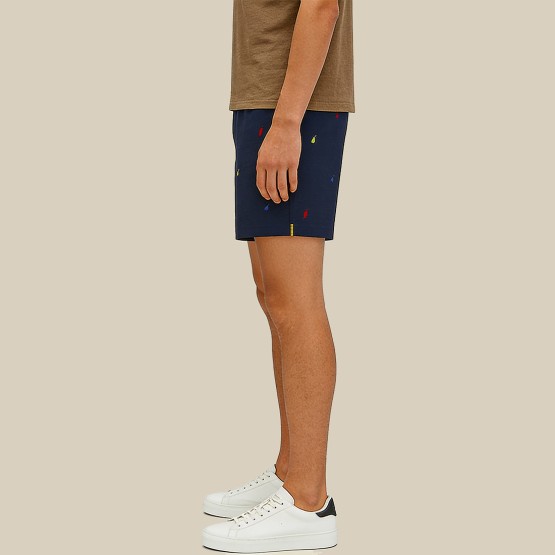 Lightweight Stretchy Mid-Rise Casual Shorts