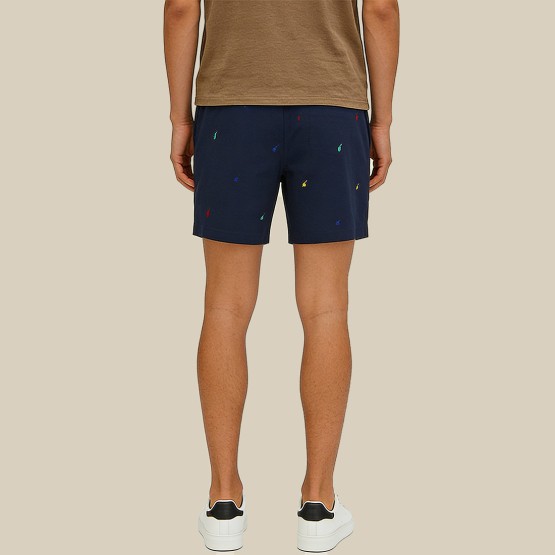 Lightweight Stretchy Mid-Rise Casual Shorts